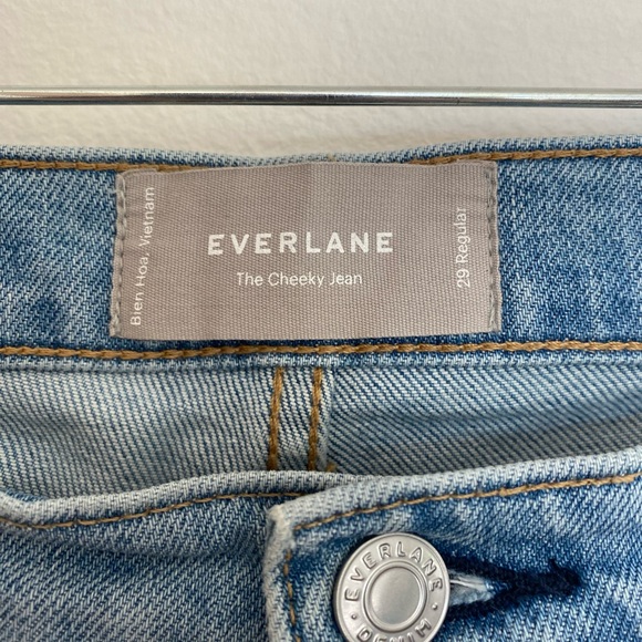 Everlane Original Cheeky Jeans, Sky Blue, Size 29 Reg - Picture 3 of 3